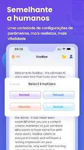 VoxBox - APP de Texto para Voz