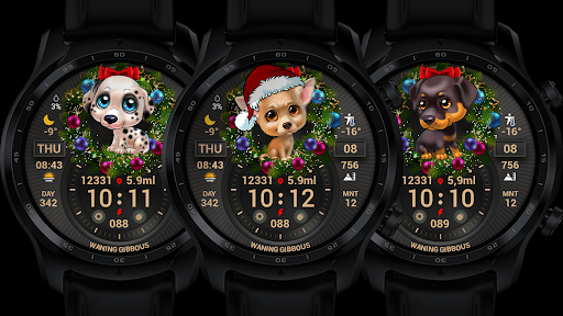 CHRISTMAS PETS Watch Face