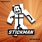 Cover Image of ダウンロード Stickman Skin For Minecraft 1.1 APK
