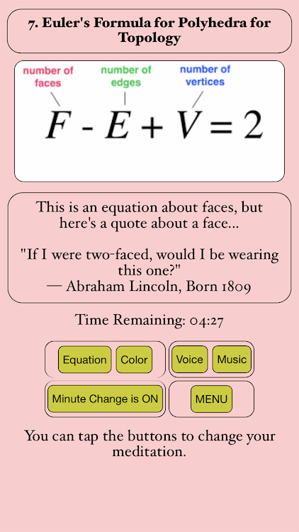 Equation Meditation - 22 - (Android)