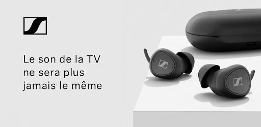 App Sennheiser TV Clear bannière officielle de l'application Android