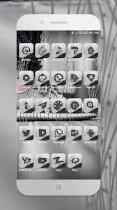 Fling Gray Icons Pack