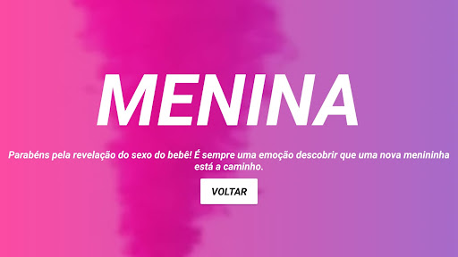 Android application Chá Revelação screenshort