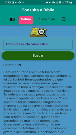 Consulta Biblia Screen 2