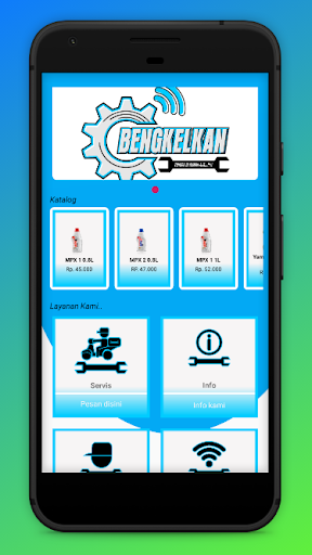 Android application Bengkelkan screenshort