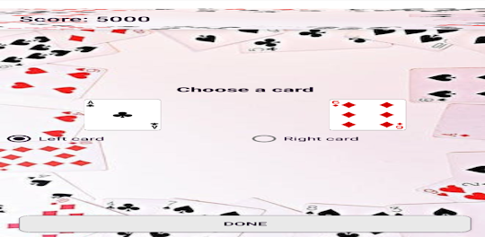 Chance of card