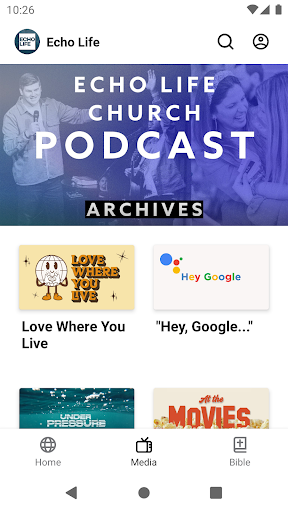 Screenshot of Echo Life Church