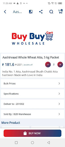 BuyBuyCart - Wholesale Screen 3