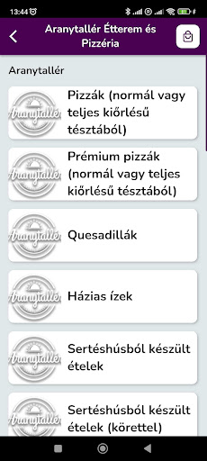 Aranytallér Étterem & Pizzéria Screen 2