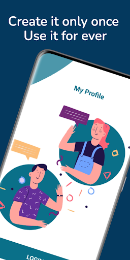 Android application MyProfile screenshort