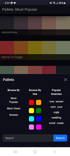 Color Pal Screen 2