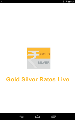 Android application INDIA GOLD SILVER RATES screenshort