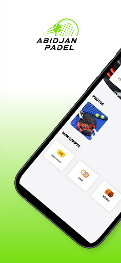 Android application Abidjan Padel screenshort
