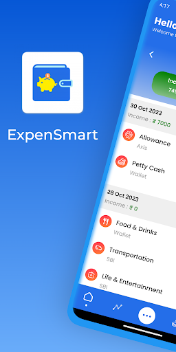 Android application ExpenSmart: Money Manager screenshort