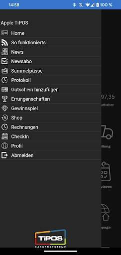 TiPOS BonusApp Screen 2