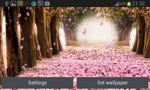 Cherry Blossom Live Wallapper Screenshot