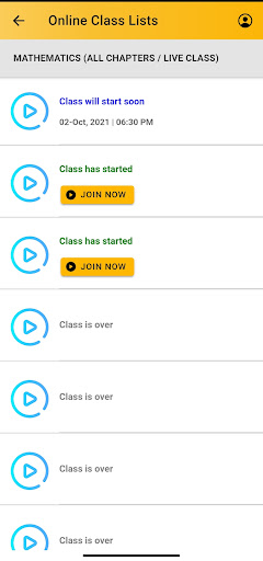 Android application Parul Academy screenshort