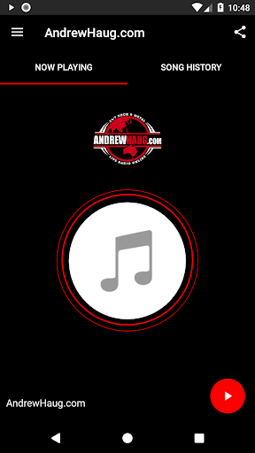 Android application AndrewHaug.com screenshort