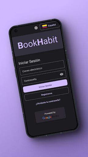 Android application BookHabit - reading habit screenshort