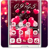 Red Love Heart Gift Theme icon