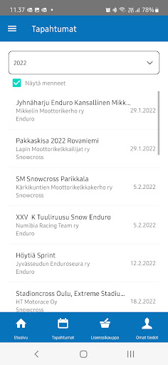 MOTTI Suomen Moottoriliitto ry Screen 2