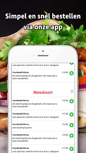 Android application Eethuis Dalien screenshort