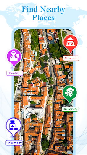 GPS Satellite View-Road Maps Screen 3