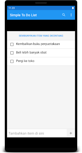 Pratinjau aplikasi
