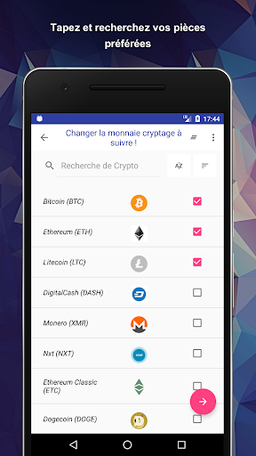 Aperçu de l'application