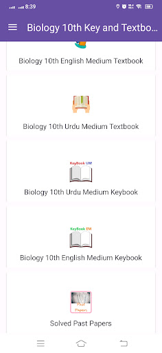 Biology 10th Key and Textbook Screen 2