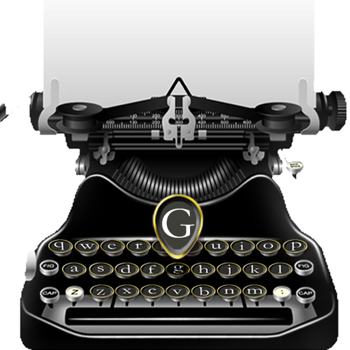 Classical Black Traditional Typewriter Theme