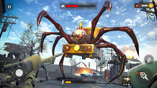 Scary Spider Train Survival 3D 0.9 APK + Mod (Free purchase) for Android