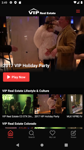 Android application VIP Real Estate TV screenshort