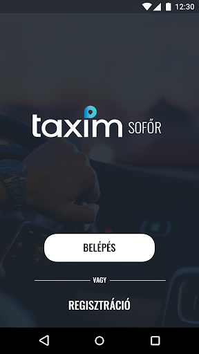 Android application Taxim Partner screenshort