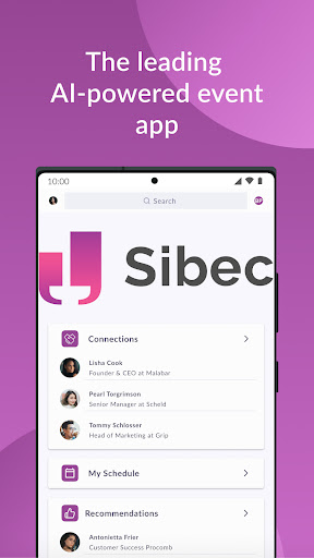 Sibec Fitness Industry Events Screen 2