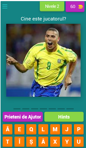 Android application Ghiceste Jucatorul de Fotbal screenshort