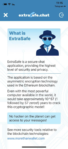 Extra secure chat Screen 3