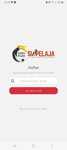 Android application Sentuh Pajak Kobar screenshort