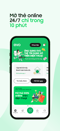 EVO Thẻ mở ngay Tiền hoàn liền Screen 2