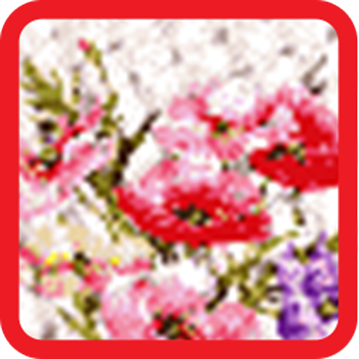 Cross Stitch Flower Pixel Auf Windows herunterladen