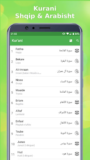 Android application Kurani - Shqip & Arabisht screenshort