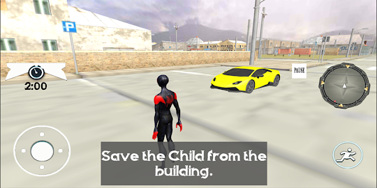 Spider Robe Hero : Vice Vegas Rescue Game
