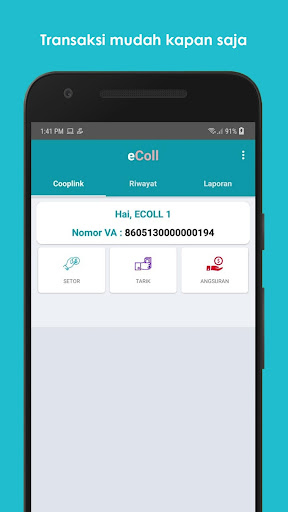 Android application Ecoll screenshort
