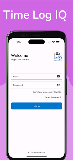 Android application Time Log IQ screenshort