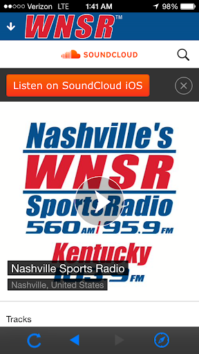 Nashville Sports Radio Screenshot 4 - AppWisp.com