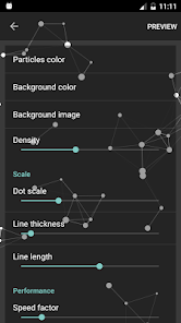 Screenshot 2 Particle Constellations Live W android