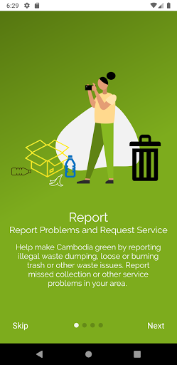 Android application GreenCambodia screenshort
