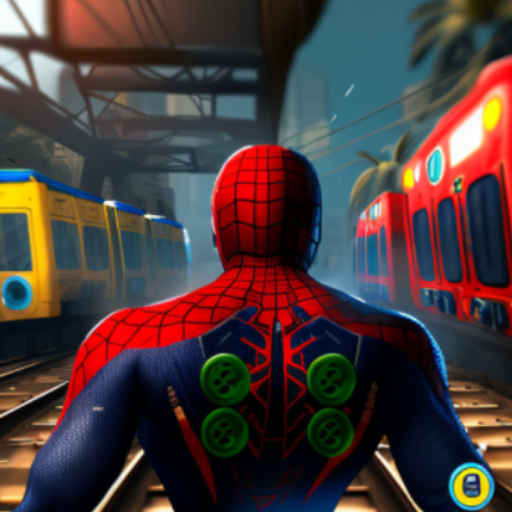 Subway Spider Hero Man Run