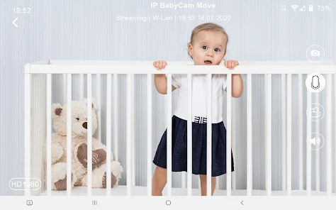 Move reer IP - on BabyCam Play Google Apps