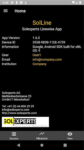 SolLine Screen 2